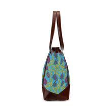 Load image into Gallery viewer, Beaded Nouveau Lime Tote Handbag
