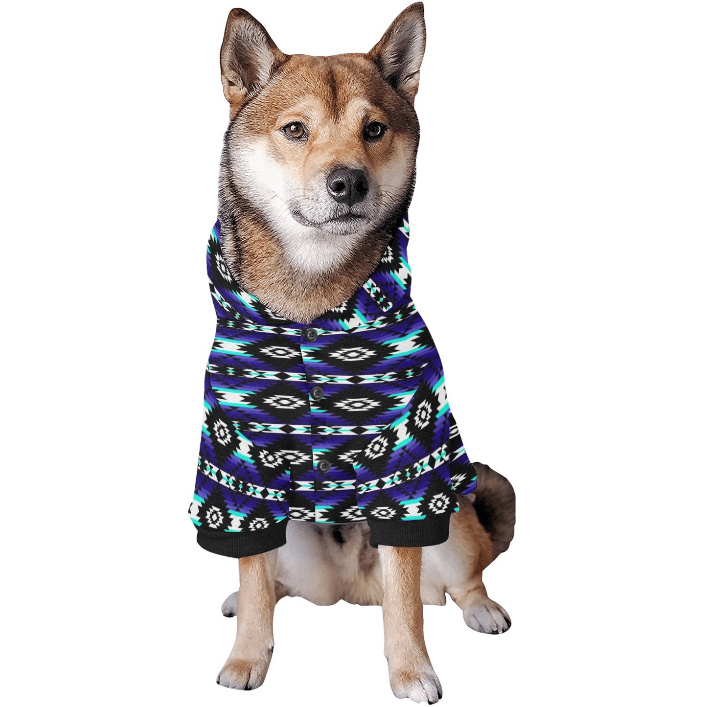 Cree Confederacy Midnight Pet Dog Hoodie