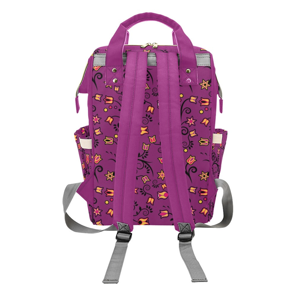 Lollipop Star Multi-Function Diaper Backpack/Diaper Bag