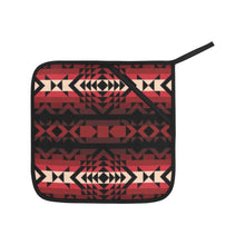 Load image into Gallery viewer, Black Rose Oven Mitt &amp; Pot Holder
