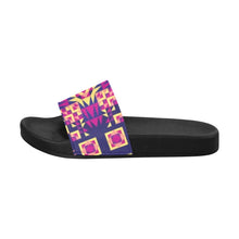 Load image into Gallery viewer, Kaleidoscope Bleu Men&#39;s Slide Sandals
