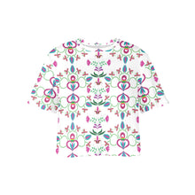 Load image into Gallery viewer, Quilled Divine White Crop Top
