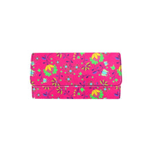 Load image into Gallery viewer, Fleur Indigine Rouge Women&#39;s Trifold Wallet
