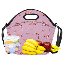 Load image into Gallery viewer, Strawberry Pink Neoprene Lunch Bag/Large
