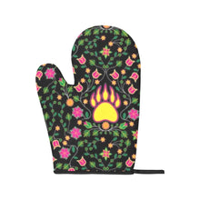 Load image into Gallery viewer, Floral Bearpaw Pink and Yellow Oven Mitt &amp; Pot Holder
