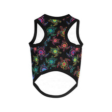 Load image into Gallery viewer, Neon Floral Turtle Pet Tank Top
