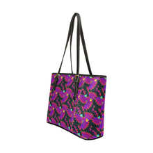 Load image into Gallery viewer, Eagle Feather Remix Leather Tote Bag
