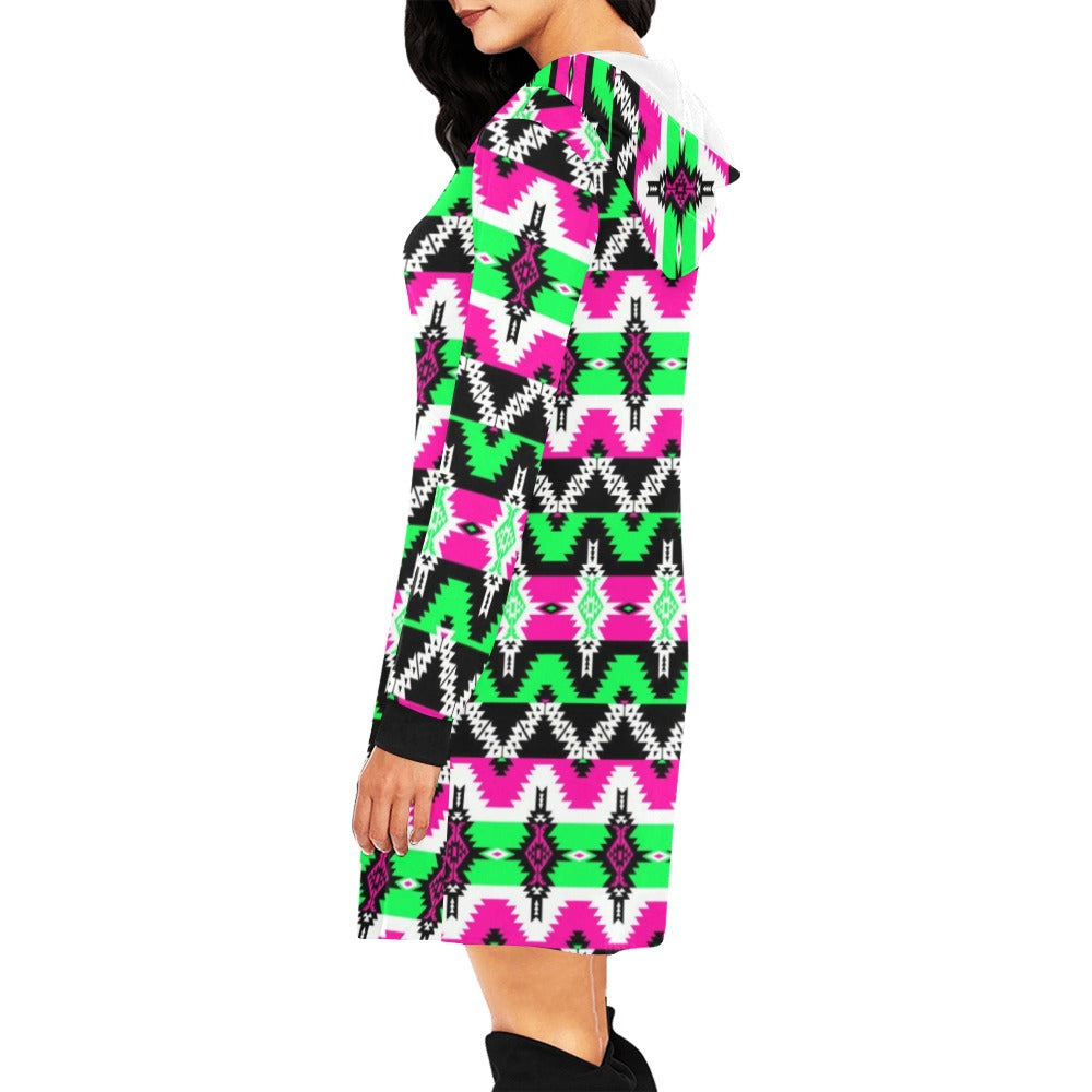 Two Spirit Ceremony Hoodie Dress