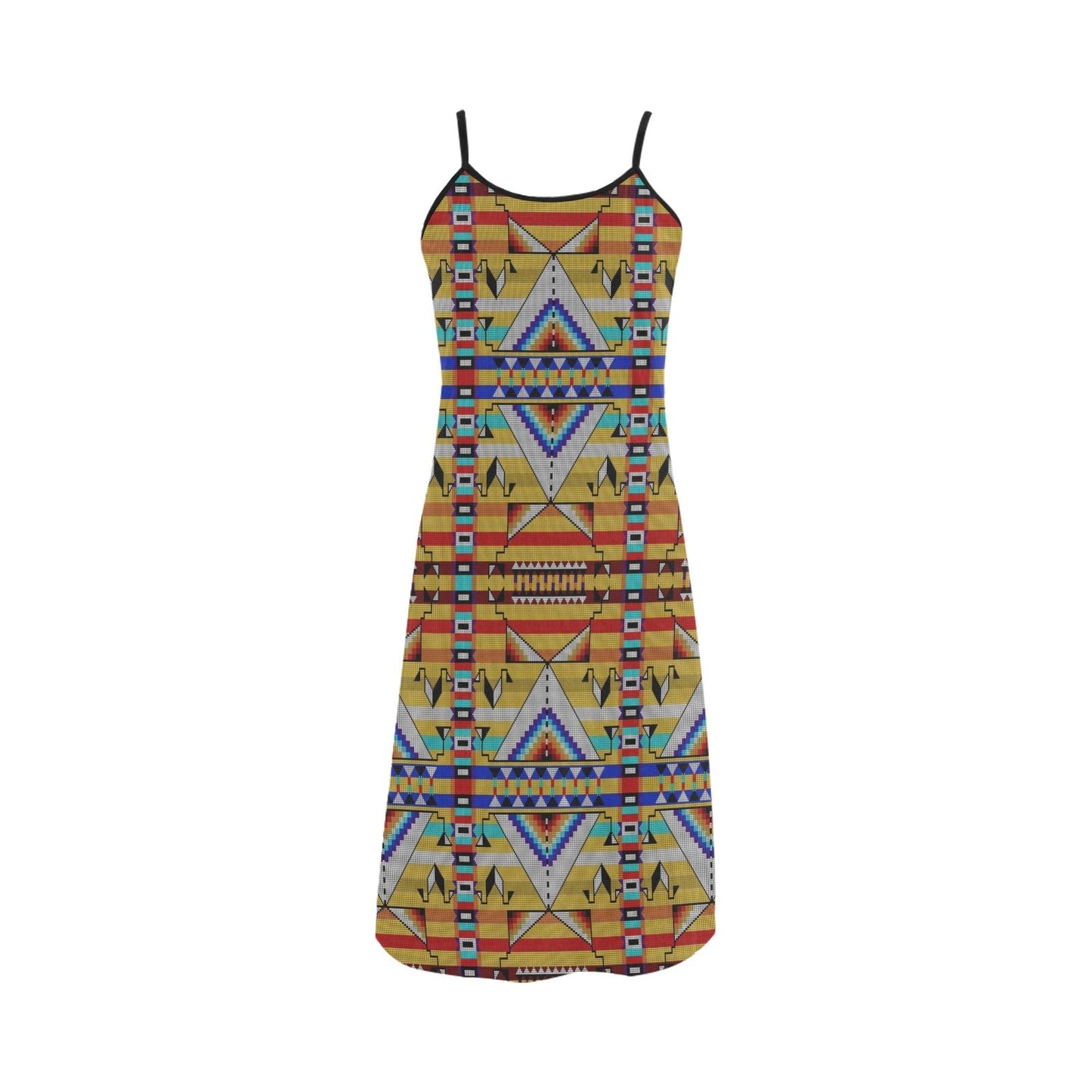 Medicine Blessing Yellow Alcestis Slip Dress