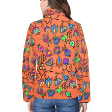 Load image into Gallery viewer, Indigenous Paisley Sierra Women&#39;s Stand Collar Padded Jacket
