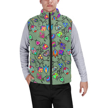 Load image into Gallery viewer, Indigenous Paisley Dark Sea Men&#39;s Padded Vest Jacket
