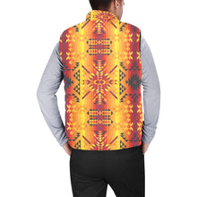 Load image into Gallery viewer, Desert Geo Yellow Red Men&#39;s Padded Vest Jacket
