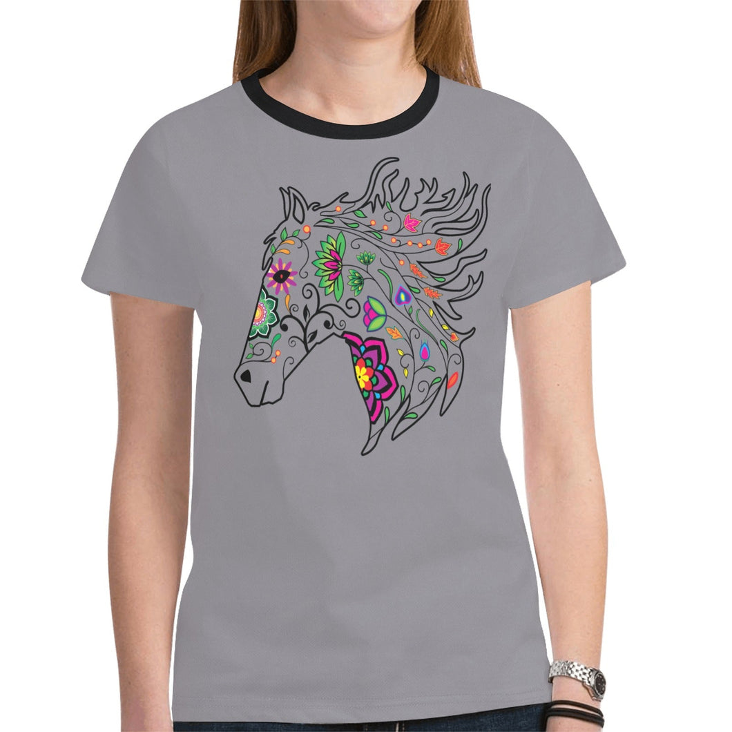 Horse Spirit Guide (Dark Gray) New T-shirt for Women