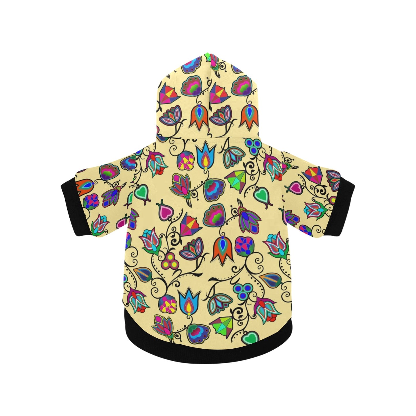 Indigenous Paisley Vanilla Pet Dog Hoodie