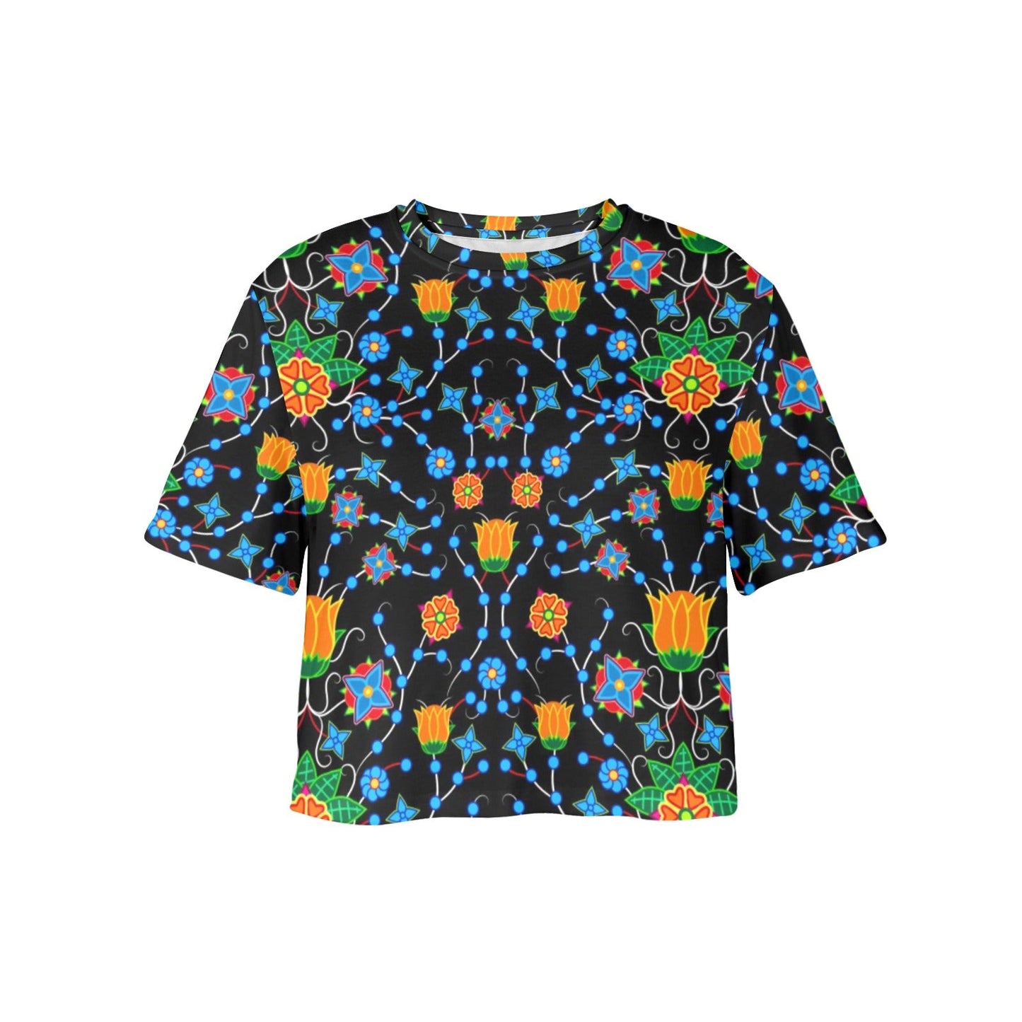 Floral Damask Crop Top