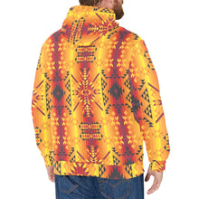 Load image into Gallery viewer, Desert Geo Yellow Red Men&#39;s Long Sleeve Fleece Hoodie
