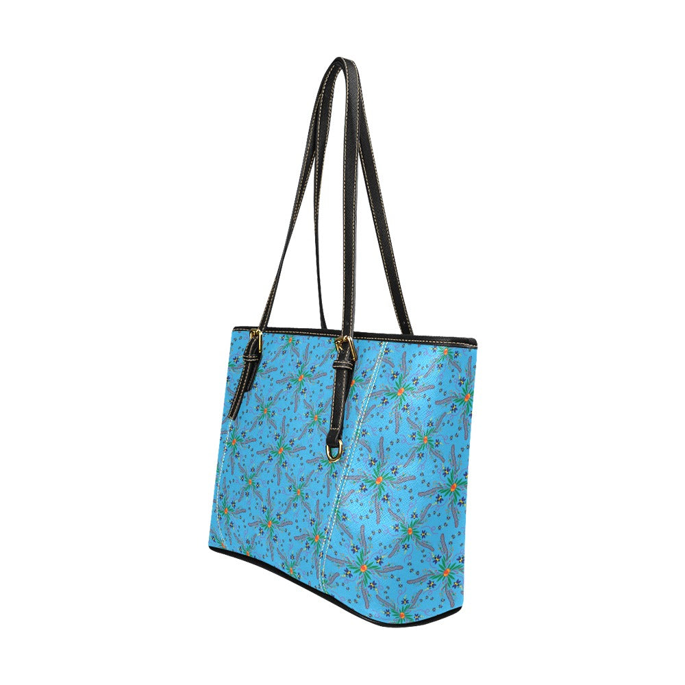 Willow Bee Saphire Leather Tote Bag