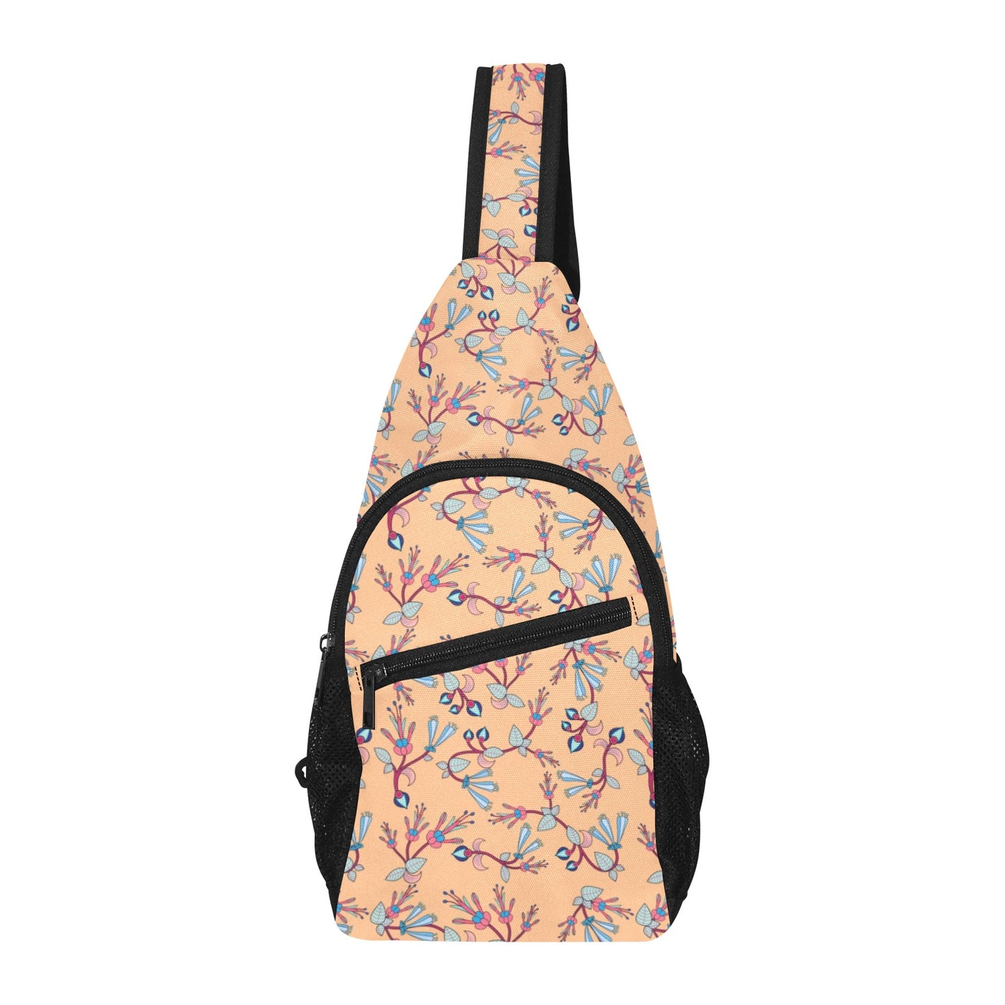 Swift Floral Peache Chest Bag