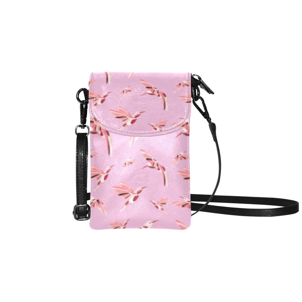 Strawberry Pink Small Cell Phone Purse