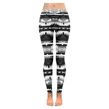 Load image into Gallery viewer, Okotoks Black and White Low Rise Leggings (Invisible Stitch)
