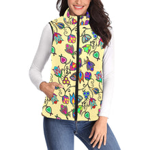 Load image into Gallery viewer, Indigenous Paisley Vanilla Women&#39;s Padded Vest Jacket
