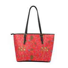 Load image into Gallery viewer, Vine Life Scarlet Leather Tote Bag
