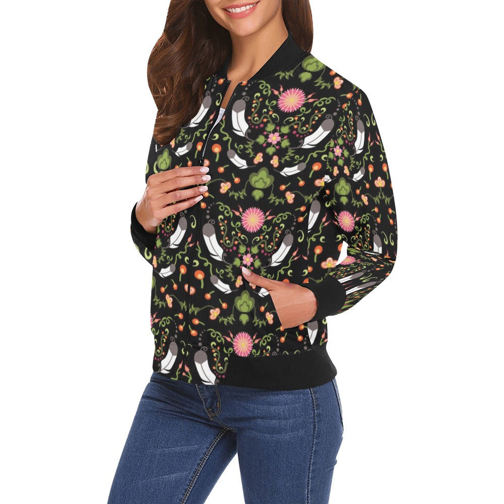 New Growth Bomber Jacket for Women