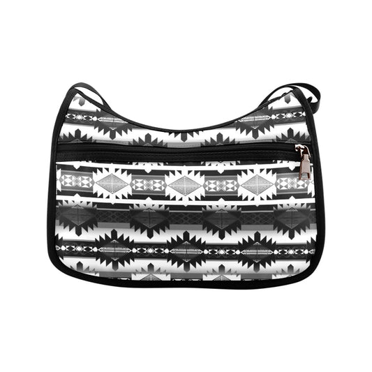 Okotoks Black and White Crossbody Bags