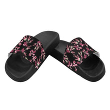 Load image into Gallery viewer, Floral Green Black Women&#39;s Slide Sandals
