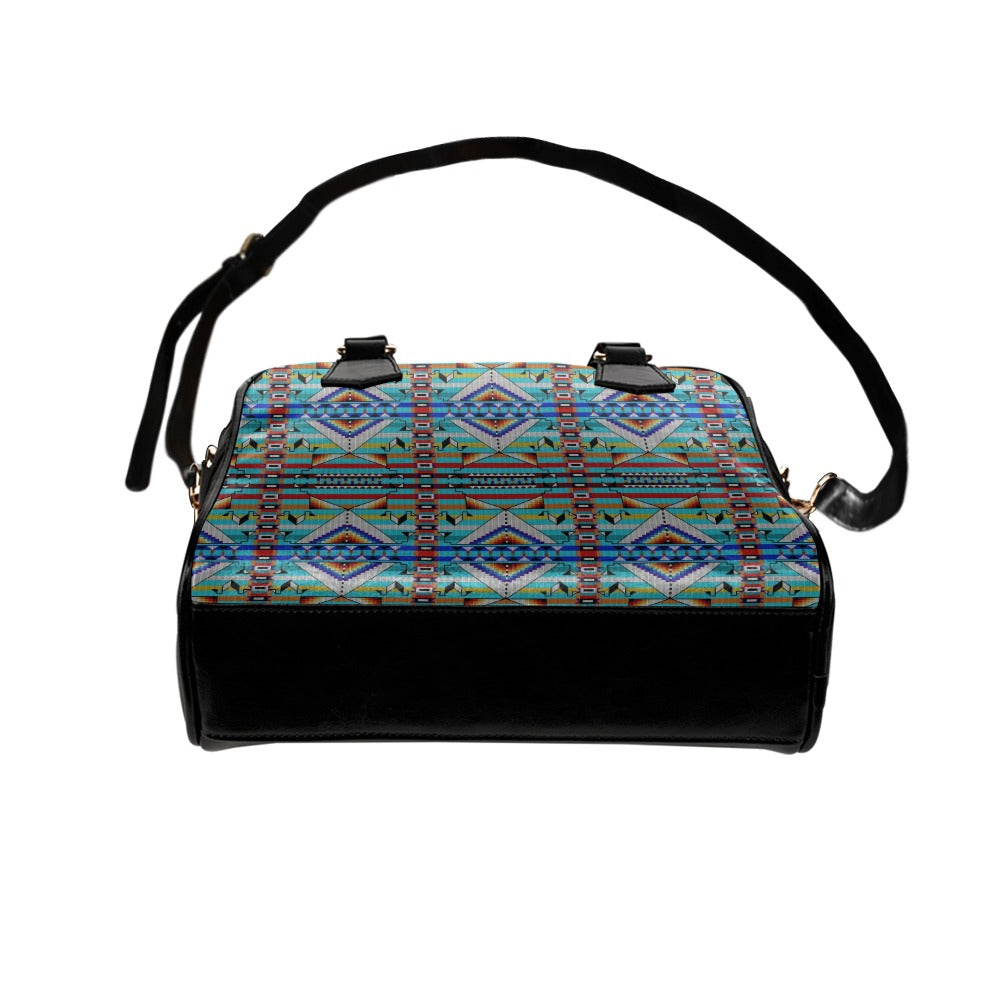 Medicine Blessing Turquoise Shoulder Handbag