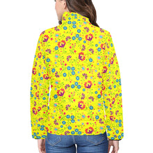 Load image into Gallery viewer, Fleur Indigine Mais Women&#39;s Stand Collar Padded Jacket
