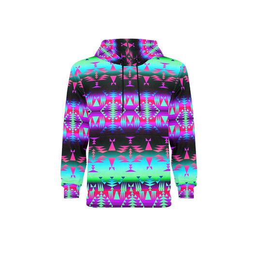 Between the Rocky Mountains Fleece Hoodie