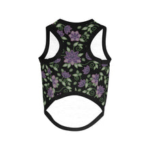 Load image into Gallery viewer, Purple Beaded Rose Pet Tank Top
