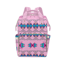 Load image into Gallery viewer, Sacred Trust Carnation Multi-Function Diaper Backpack/Diaper Bag
