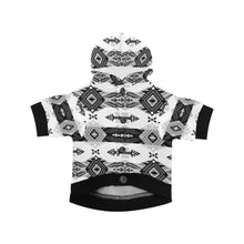 Load image into Gallery viewer, Sovereign Nation Black and White Pet Dog Hoodie
