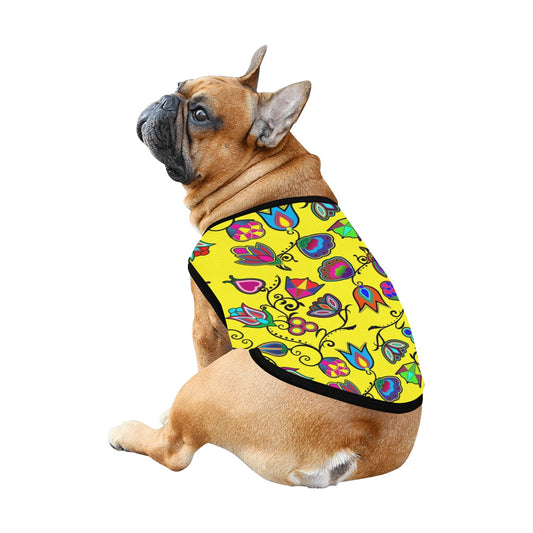 Indigenous Paisley Yellow Pet Tank Top