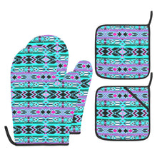 Load image into Gallery viewer, Northeast Journey Oven Mitt &amp; Pot Holder
