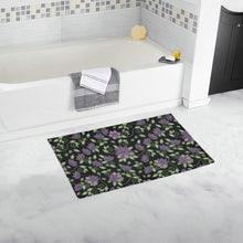 Load image into Gallery viewer, Purple Beaded Rose Bath Rug 16&#39;&#39;x 28&#39;&#39;
