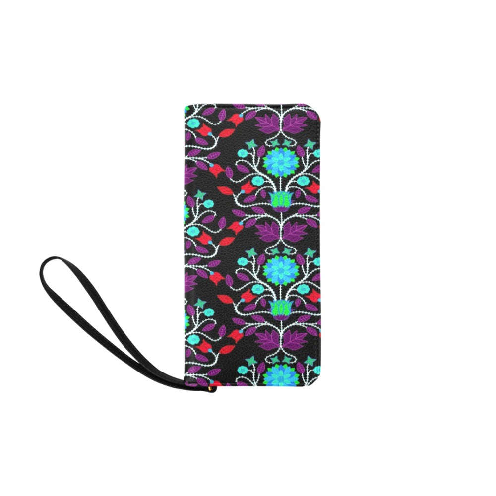 Floral Beadwork Four Clans Winter Clutch