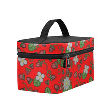 Load image into Gallery viewer, Strawberry Dreams Fire Cosmetic Bag/Large
