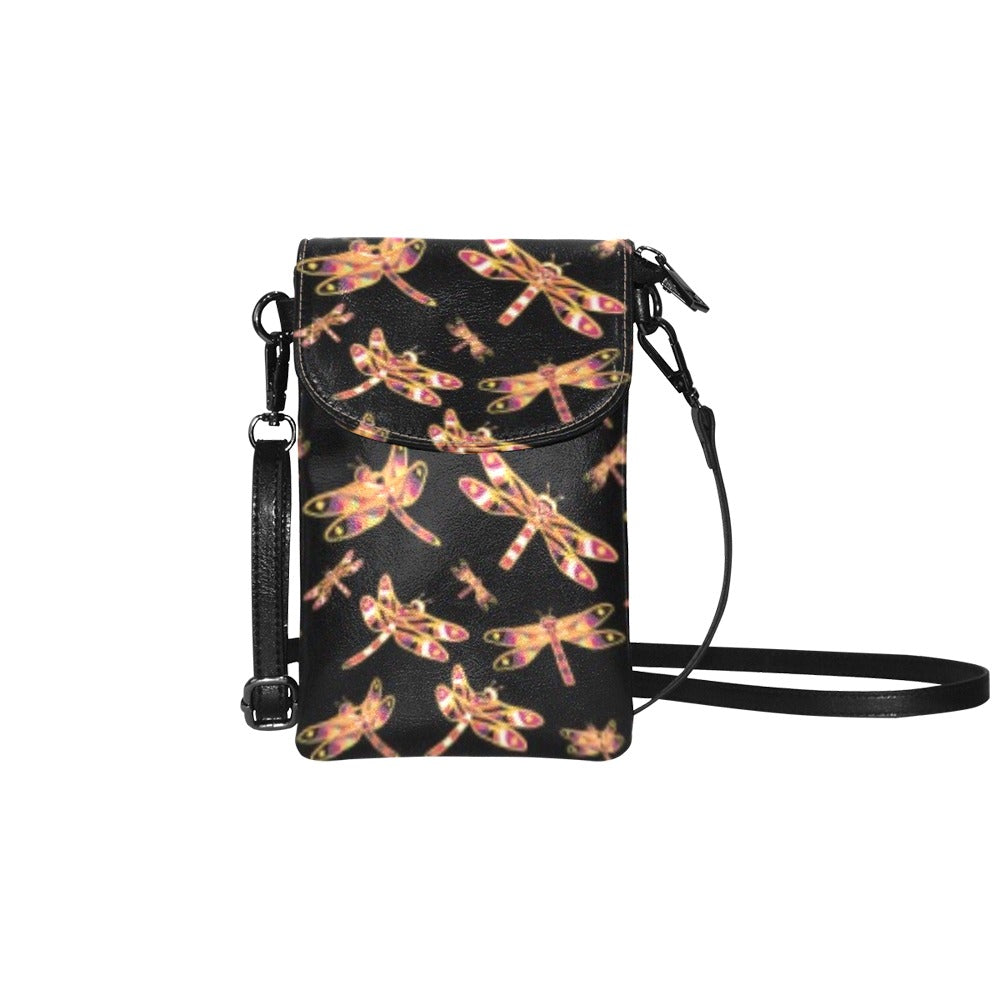 Gathering Yellow Black Small Cell Phone Purse