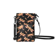 Load image into Gallery viewer, Gathering Yellow Black Small Cell Phone Purse
