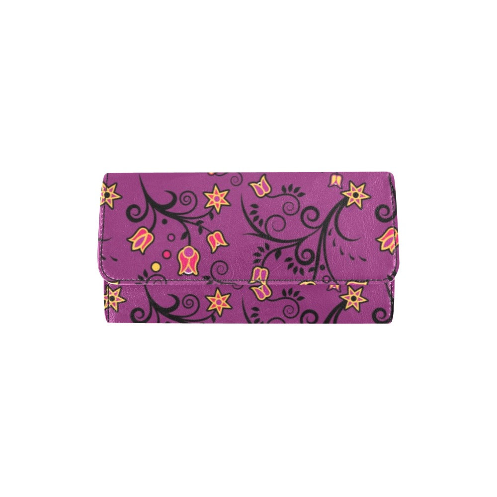 Lollipop Star Women's Trifold Wallet