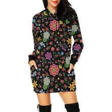 Load image into Gallery viewer, Berry Pop Midnight Hoodie Dress
