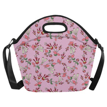 Load image into Gallery viewer, Strawberry Floral Neoprene Lunch Bag/Large
