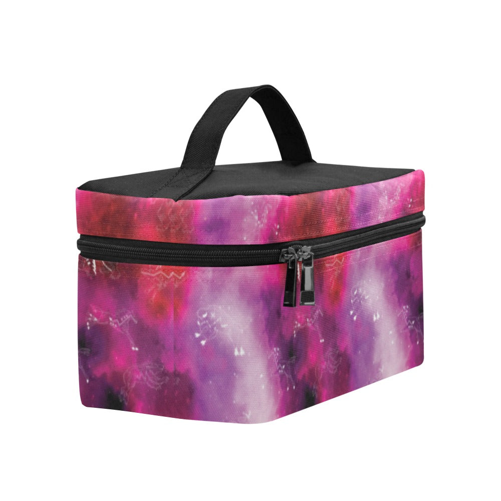 Animal Ancestors 8 Gaseous Clouds Pink and Red Cosmetic Bag