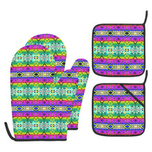 Load image into Gallery viewer, After the Northwest Rain Oven Mitt &amp; Pot Holder
