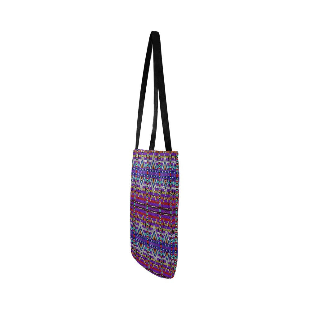 Medicine Blessing Purple Reusable Shopping Bag