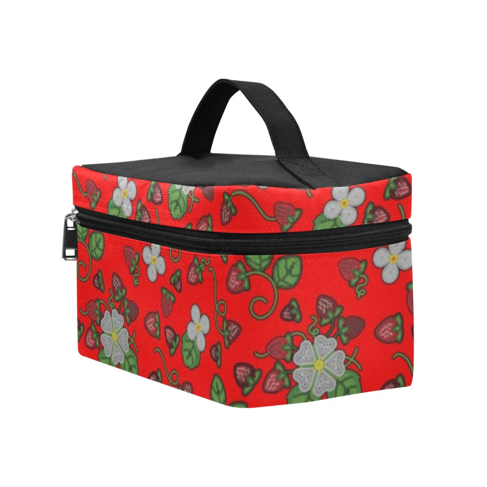 Strawberry Dreams Fire Cosmetic Bag/Large