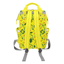 Load image into Gallery viewer, Vine Life Lemon Multi-Function Diaper Backpack/Diaper Bag
